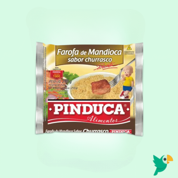 Farofa de Mandioca Sabor Churrasco – Pinduca 250g