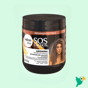 Ativador de Cachos SOS Cachos Arginina Reconstrução – Salon Line 500g
