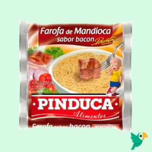 Farofa de Mandioca Sabor Bacon Pinduca – 250g