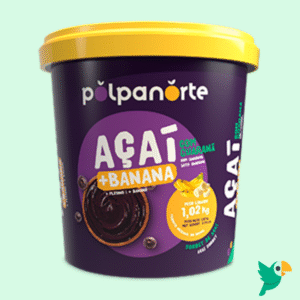 Açaí com Guaraná & Banana – Polpa Norte 1,02kg