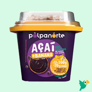 Açaí com Guaraná & Banana + Granola – Polpa Norte 220g