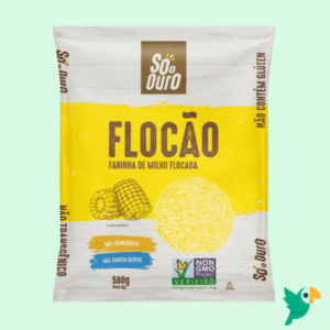 Flocão de Milho para Cuscuz 500g – Só o Ouro
