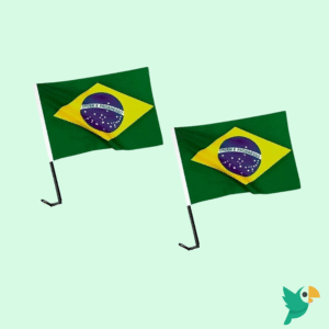 BANDEIRA BRASIL JANELA CARRO 2UN