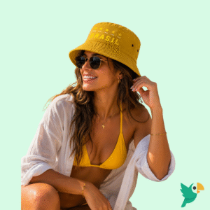 CHAPÉU UNISSEX BRASIL AMARELO