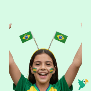 TIARAS ARQUINHO COPA DO MUNDO BANDEIRA BRASIL FUTEBOL
