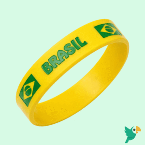 PULSEIRA SILICONE BRASIL COPA DO MUNDO