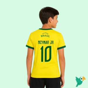 CAMISA BRASIL CANARINHO JUVENIL 10 NEYMAR JR